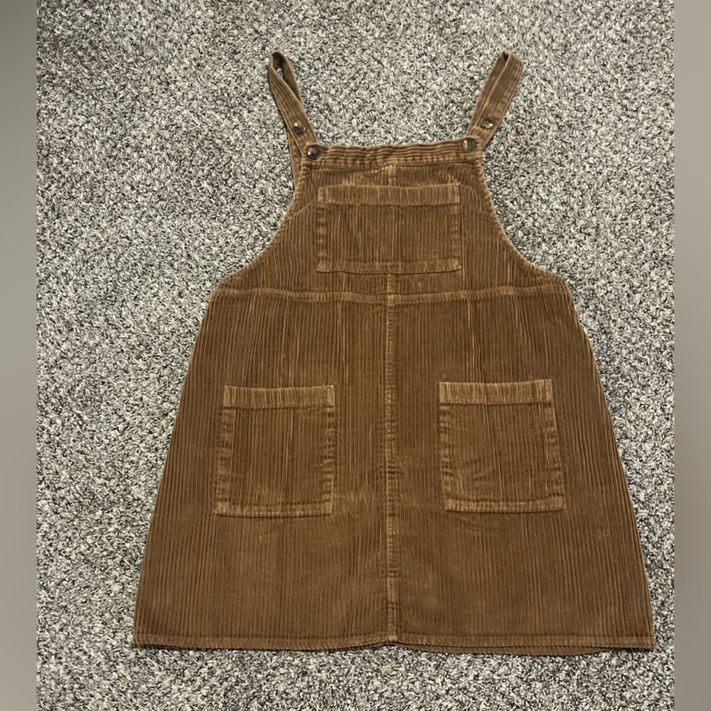Wild Fable Tan Corduroy Overall Dress